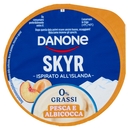 DANONE Skyr, Yogurt ispirato all'Islanda, 0% grassi,Cremoso,Ricco in Proteine, Pesca&Albicocca, 150g